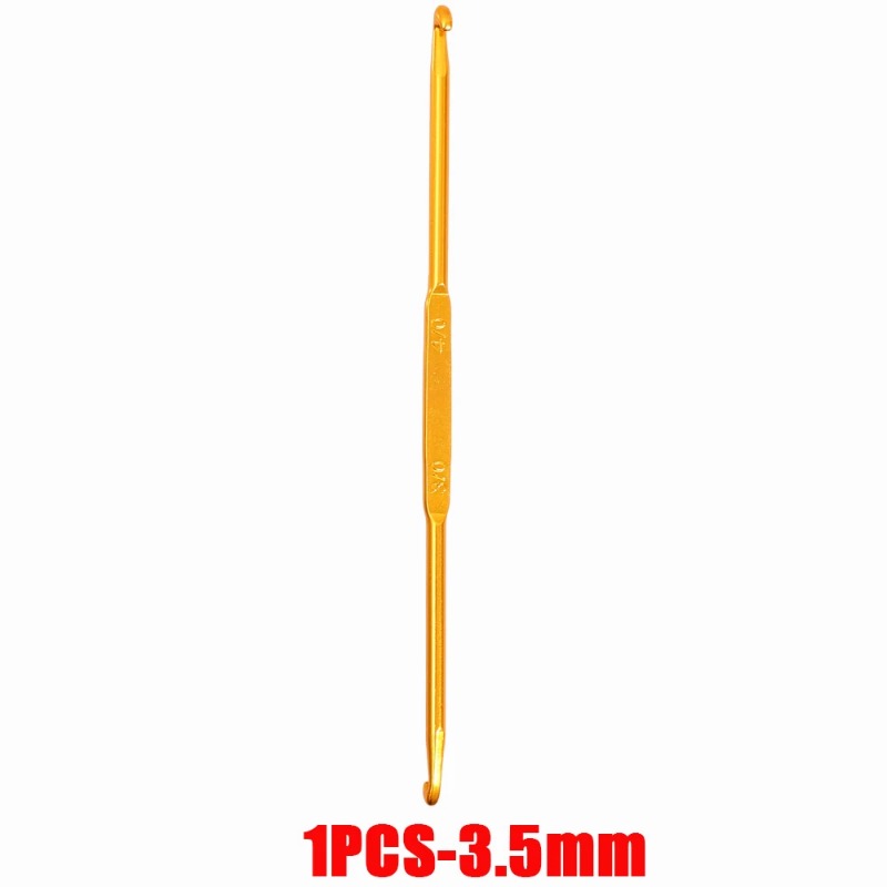 1-5Pcs Aluminum Crochet Hooks Knitting Needles Handmade Apparel DIY Crafts Tool Crochet Needles Set for Sewing Knitting Accessories