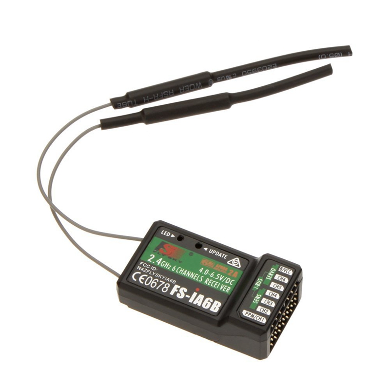 2.4G -iA6B 6 Ch Receiver PPM Output with iBus Port Compatible i4 i6 i10 Transmitter