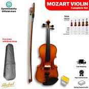 Mozart 44 Natural Varnish Violin Set for Kids