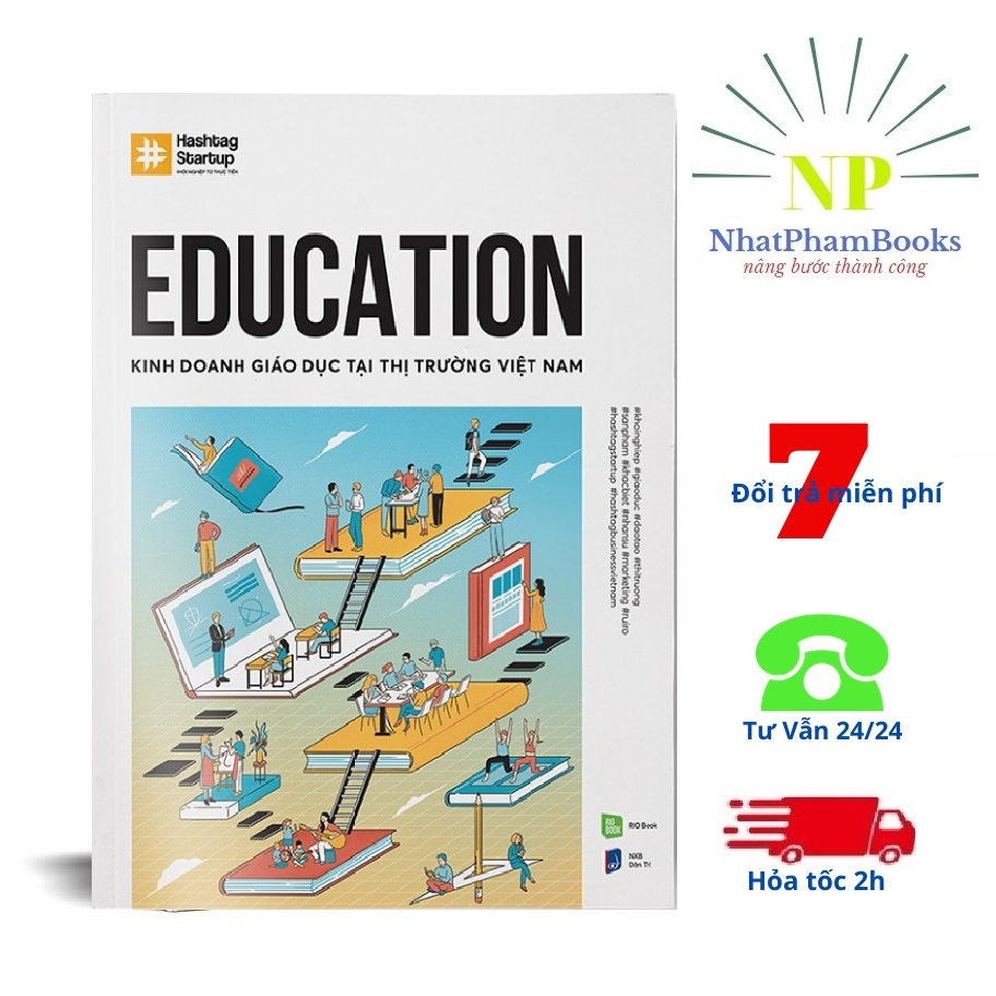 Sách - Hashtag No.5 Education Kinh Doanh Giáo Dục Tại Thị Trường Việt Nam - RIO Book