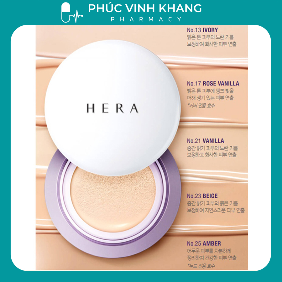 Phấn nước hera hàn quốc uv mist cushion cover spf 50+ / pa+++ giữ ẩm, lâu trôi