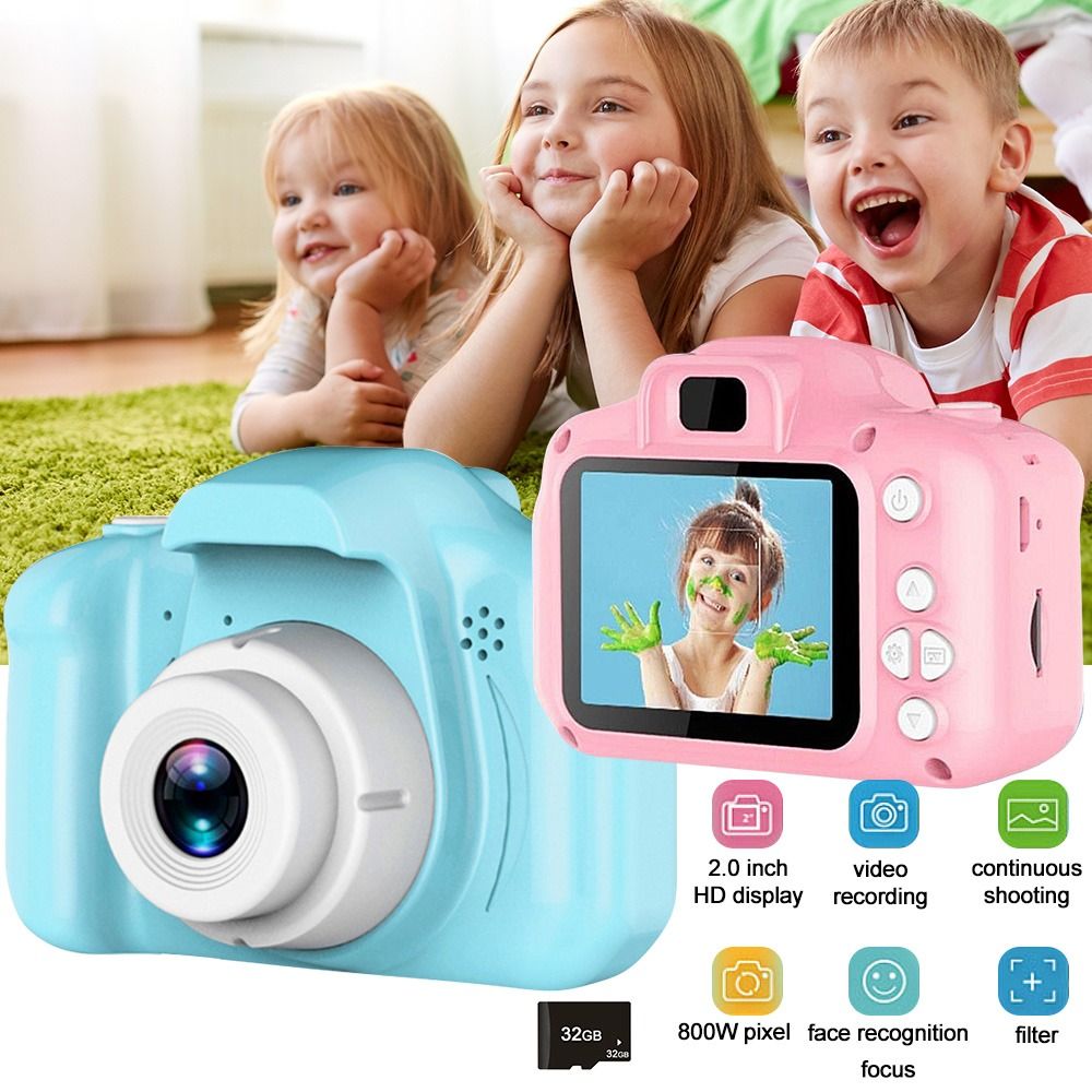 CANCEL Quà Tặng Đồ chơi Máy Quay Phim 1080P Trẻ em LCD Máy Ảnh Máy Ảnh kỹ thuật số Ghi Video Mini Máy Ảnh