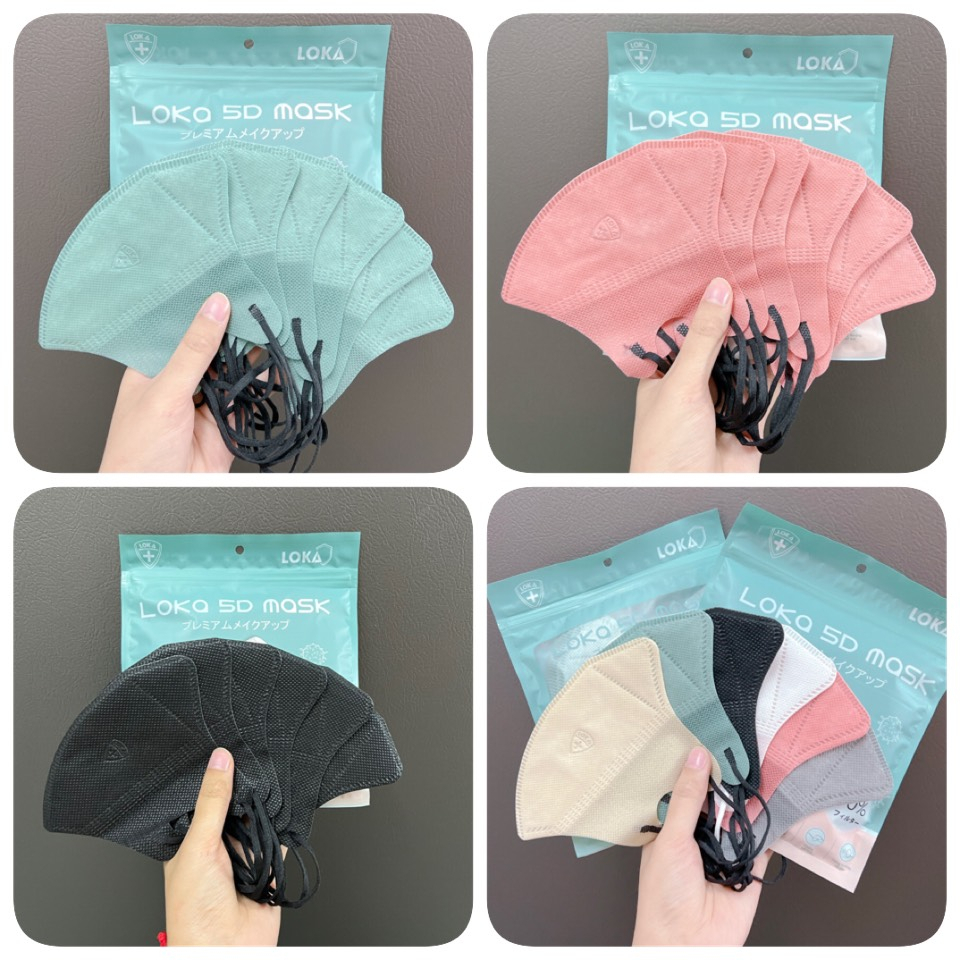 Thùng 200 cái Khẩu trang 5D Mask 3 lớp kháng khuẩn