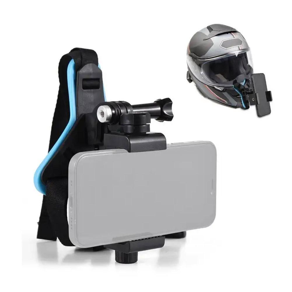 【Bestseller】 Helmet Chin Mount for Phone Go Pro Action Camera Motorcycle Strap Holder Cycling Mobile Phone Holder Camera Chin Bracket