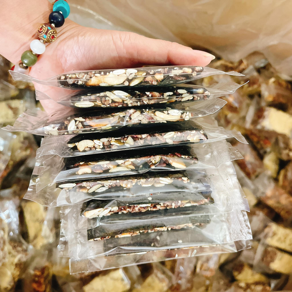 Thanh Rong Biển Kẹp Hạt Dinh Dưỡng bọc từng thanh tiện dụng [500gr]