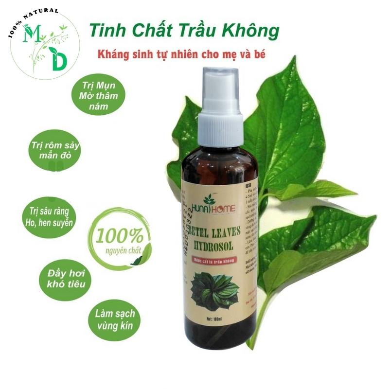 Tinh chất trầu không, nước cất trầu không, nước chưng cất từ lá trầu không hoàn toàn tự nhiên hunahome