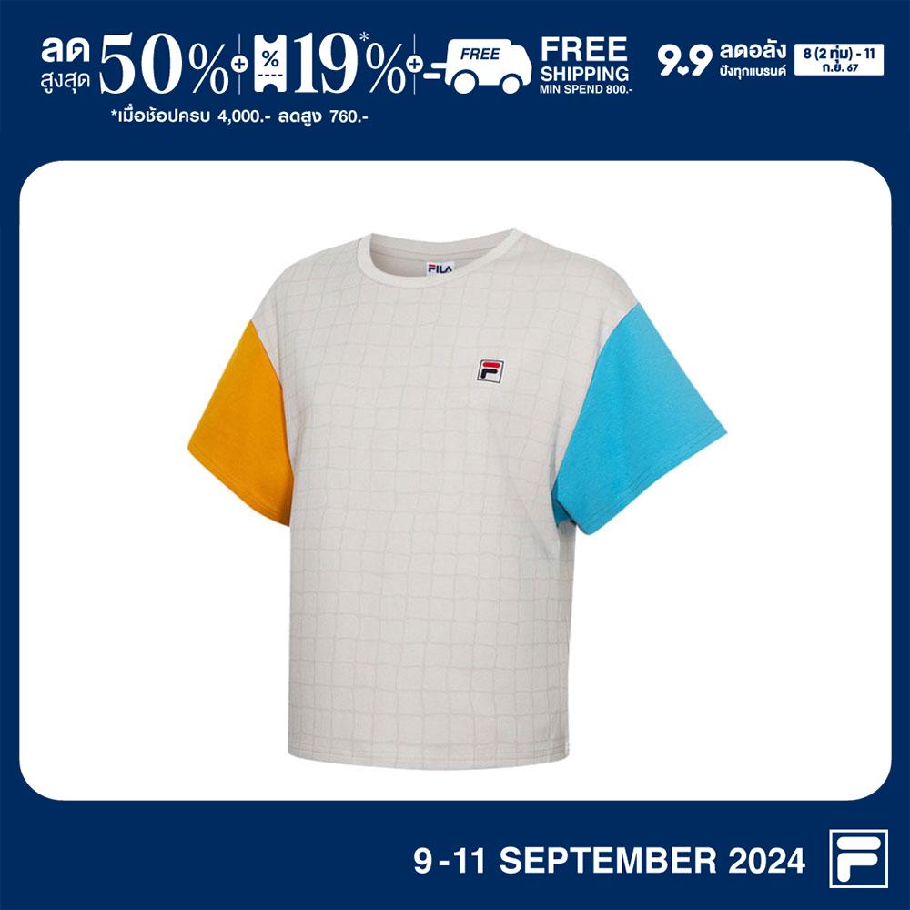 FILA เสื้อยืดผู้หญิง Urban รุ่น TSR230708W - CREAM ราคา 495 บาท*ส่งฟรี