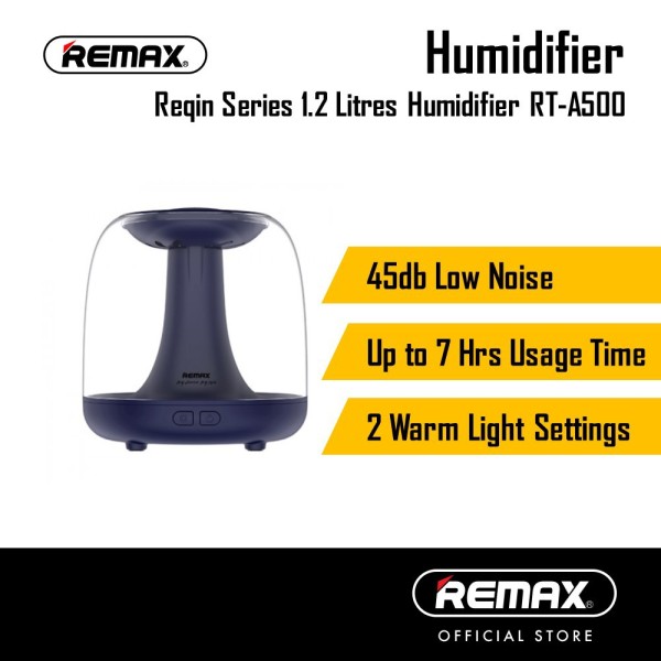 Remax RT-A500 Reqin Series 1.2 Litres Humidifier 45 db Low noise Up to 7 Hours Usage time Singapore