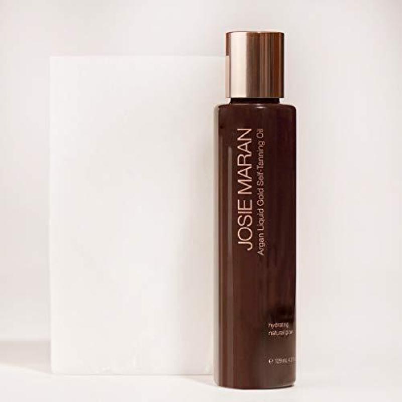 Buy Josie Maran Argan Liquid Gold Self Tanning Body Oil - Get A Fast-Absorbing Immediate Glow with Intense Nourishment (129ml/4.3oz, Apricot Vanilla) Singapore