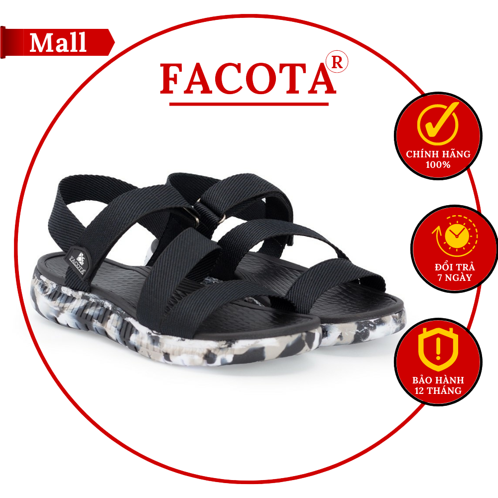 Giày sandal Facota nam nữ chính hãng HA03, Sandal đi học