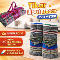 Tikar Lipat Tanpa Sambungan 2 x 3 Meter Tanpa Sambungan Bahan Kuat Nyaman Bahan Halus & Ringan - RD