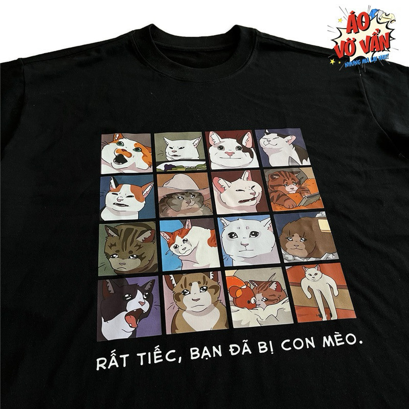 Áo thun local brand Bị Con Mèo - Áo zui zẻ | Áo Vớ Vẩn | Cotton 250gsm S-5XL