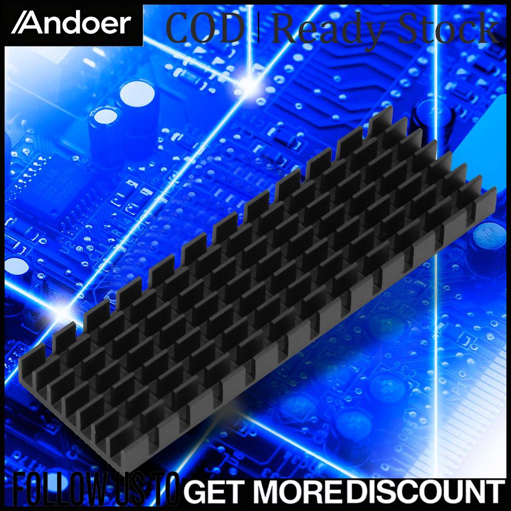 Andoer 10 ชิ้น M2-3 (P22x6x70-B) อลูมิเนียมฮีทซิงค์ฮีทซิงค์ Fit สำหรับ M.2 2280 SSD ราคา 229 บาท*ส่งฟรี