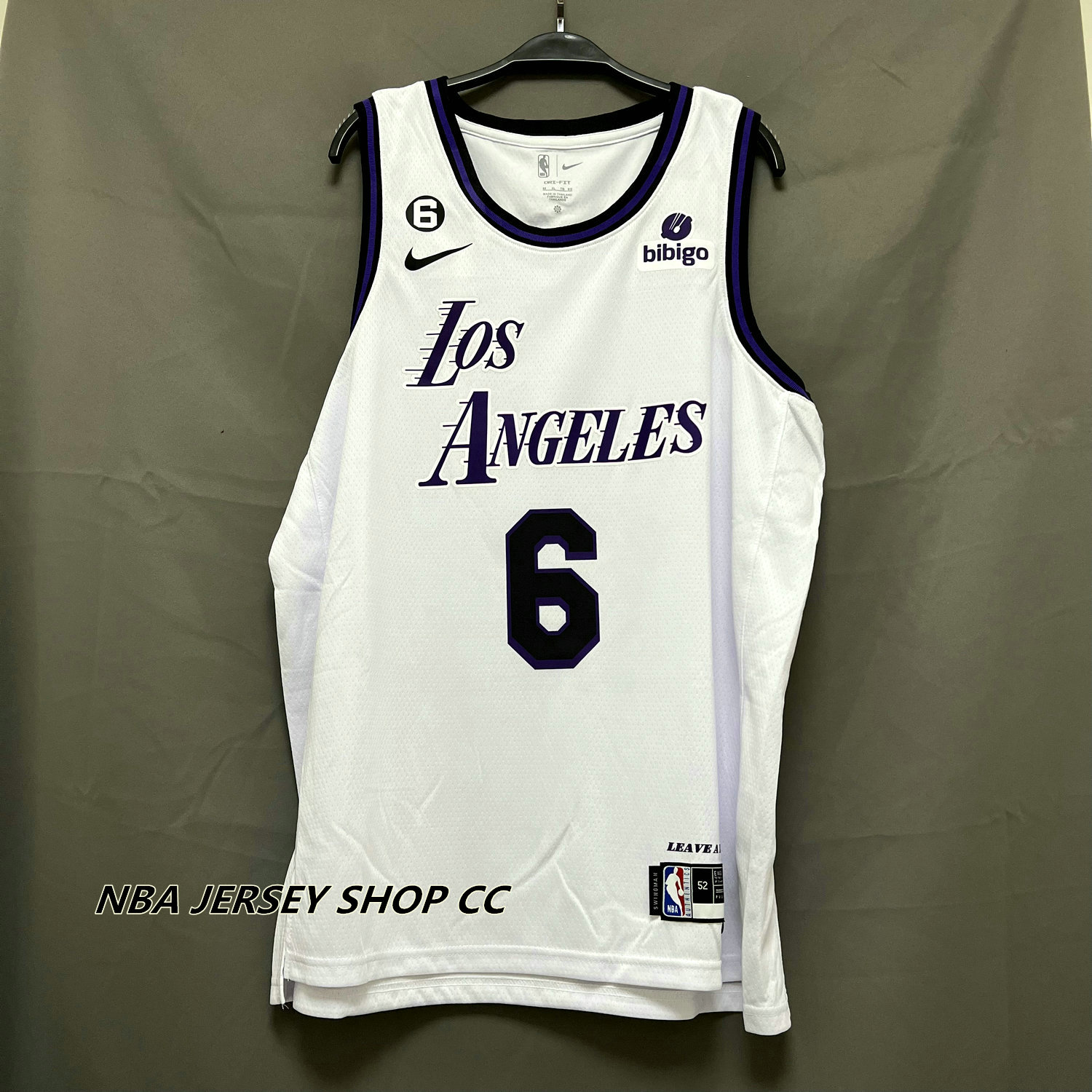 Factory outlet 22 Los Angeles Lakers LeBron James #6 Earned Edition Black  Jersey Change Number