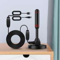 Ăng ten truyền hình kỹ thuật số HD trong nhà thông minh với bộ khuếch đại để tiếp nhận phát sóng kỹ thuật số