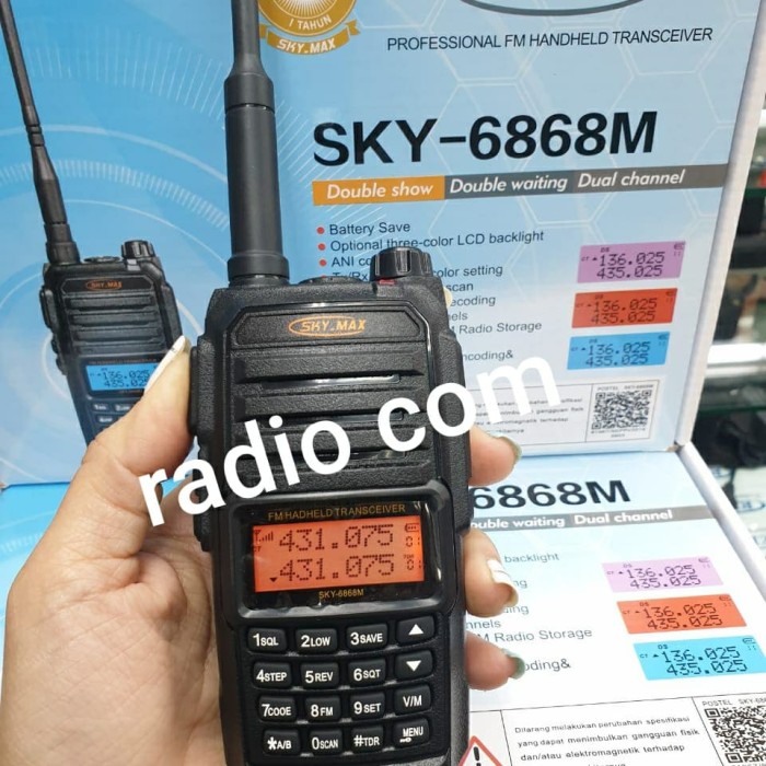 HT SKY MAX SKY 6868 DUAL BAND Harga  1,275,000 Ringgit*Penghantaran Percuma