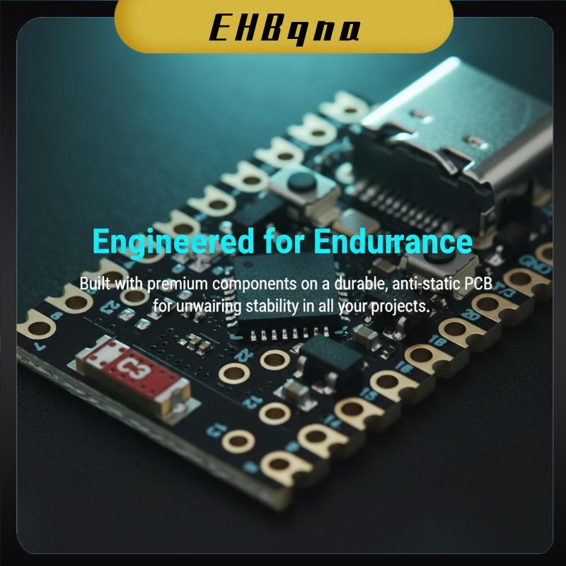 EHBqna บอร์ดพัฒนาซูเปอร์มินิ C6 ESP32 1ชิ้นแผงไมโครคอนโทรลเลอร์ที่เป็นมิตรกับผู้ใช้สำหรับการสร้างต้นแบบอัตโนมัติในบ้านไร้สายและการเรียนรู้การเข้ารหัส ราคา 90 บาท*ส่งฟรี