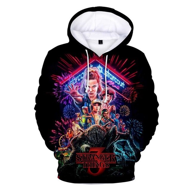 Boys stranger things hoodie Clearance