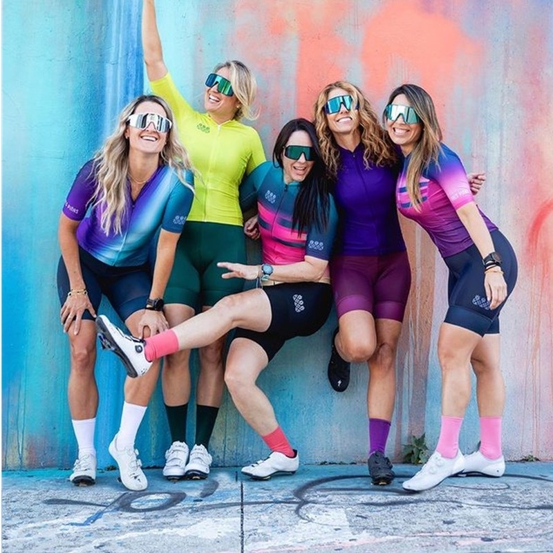 yellow cycling jersey women's