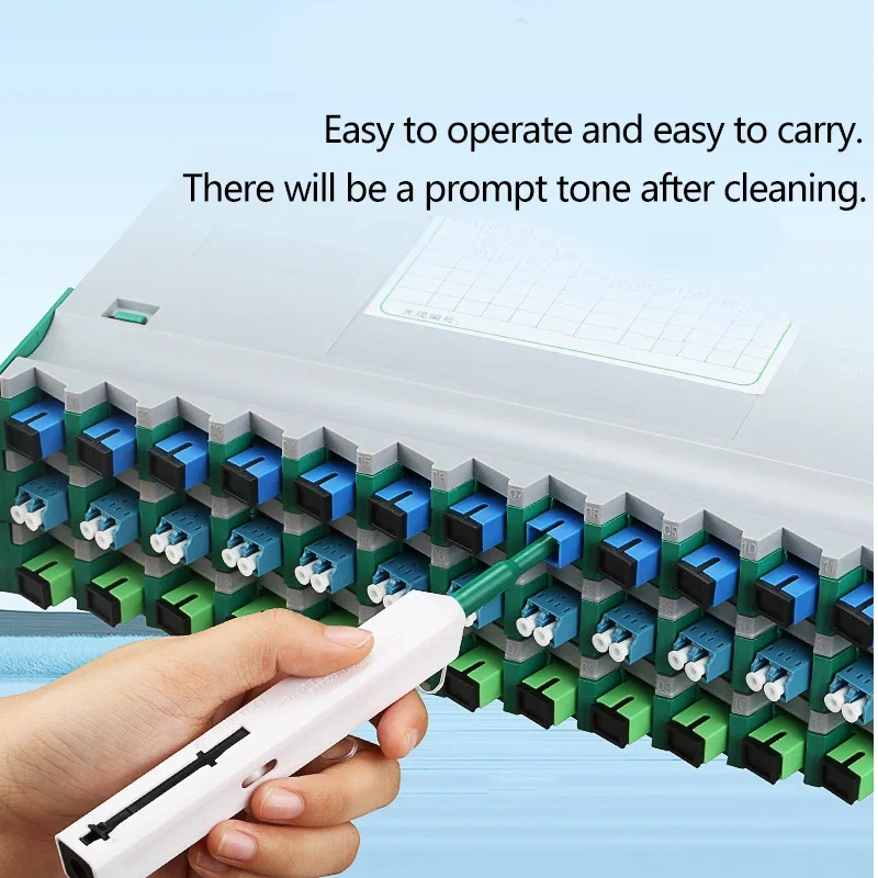 {UU61} OPTFOCUS Fiber Connector Cleaning Tools 800 times LC SC FC 1.25 2.5mm Fiber Cleaner Pen Stick Kit for Optical Adapter Fiber Tool