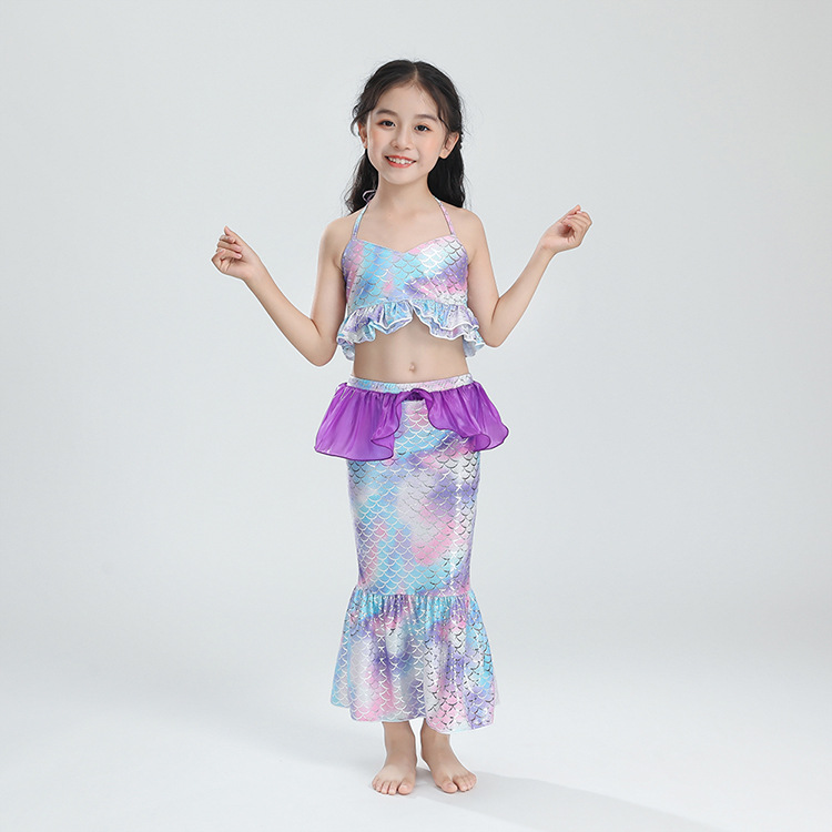 New Mermaid Clothing, Girls Swimming Clothes, Girls Bikini, Children's Princess Set, Princess Four Piece Set ราคา  256,000 บาท*ส่งฟรี