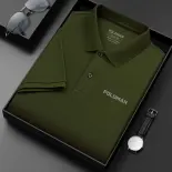 Áo thun POLOMAN cổ bẻ BASIC CVC vải cá sấu sang trọng, lịch lãm, thoáng mát