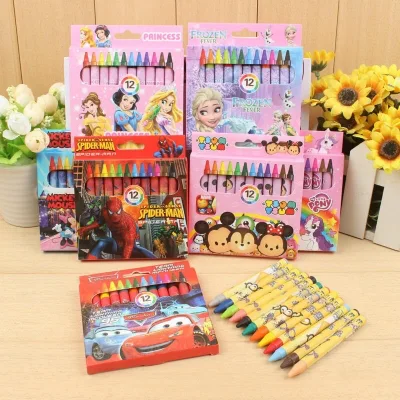12 Colours Kid Crayon Set Stationery Set Kids Birthday Gift Goodie Bag Children Day Gift