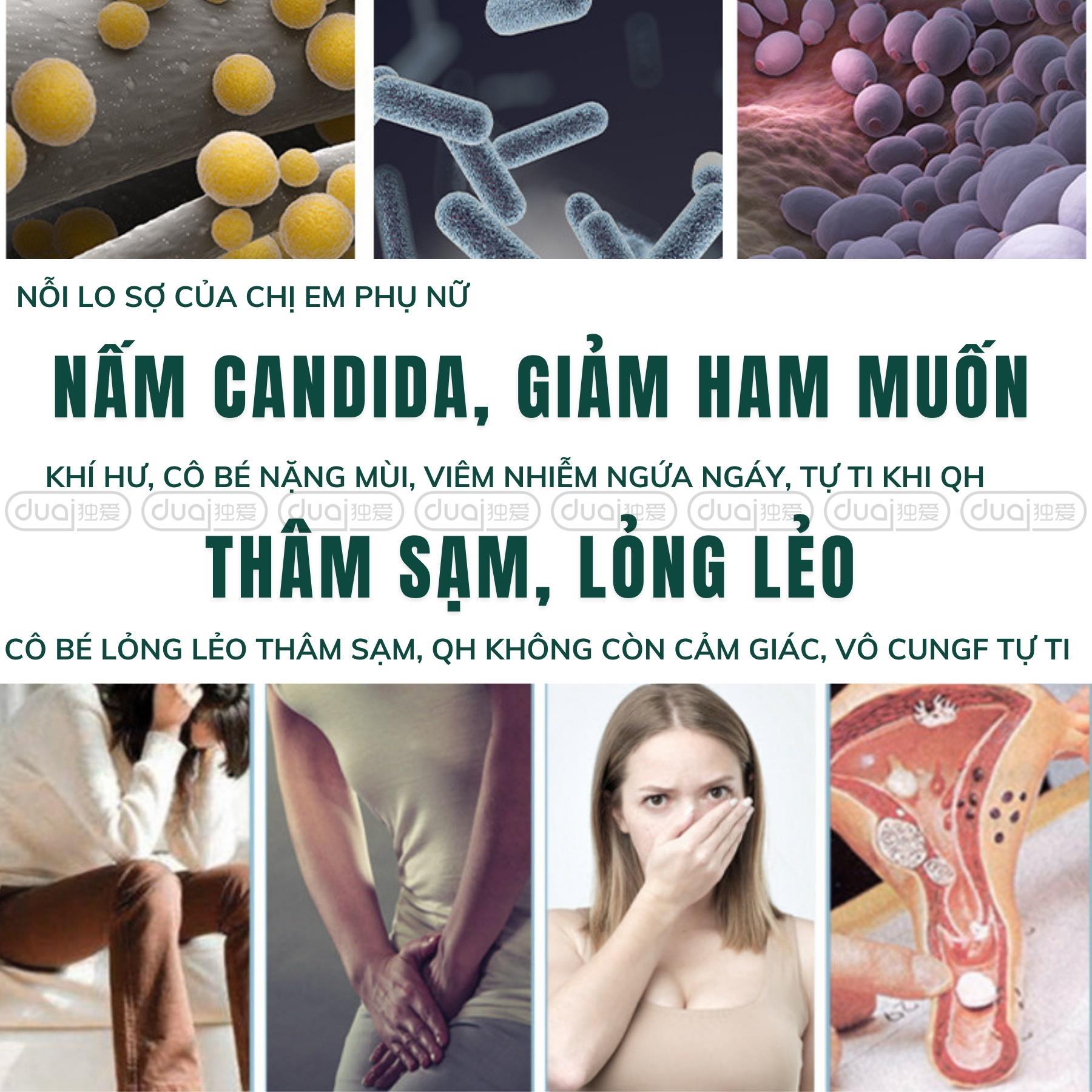 CODViên Đặt DUAI Thu Nhỏ cô bé Se Khít Khìn Khit Hồng Thơm Sạch Thơm Cô Bé Đánh Bay Viêm Nhiễm Nấm Ngứa Cô Bé Từ Trong Ra Ngoài.☀2025 NEW