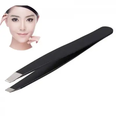 520YOSWI Professional Beauty Lady Slant Stainless Steel Makeup Tools Eyebrow Tweezer Hair Removal