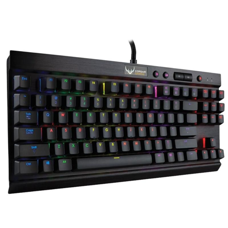 Corsair Cs-Ch-9000072-Na Gaming K65 Rgb Compact Mechanical Gaming Keyboard Cherry Mx Red Switch Singapore