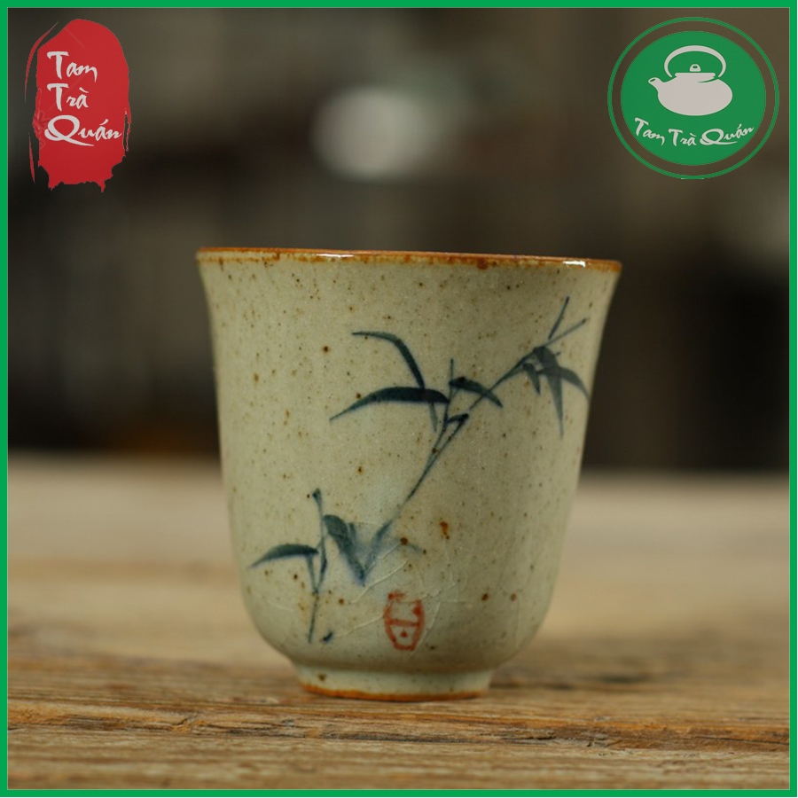Chén trà men cổ sứ Triều Châu 75ml | Dụng cụ thưởng trà
