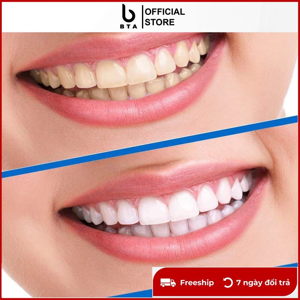 Miếng dán trắng răng 3D White Teeth Whitening Strip làm trắng răng nhanh chóng tiện lợi dễ sử dụng