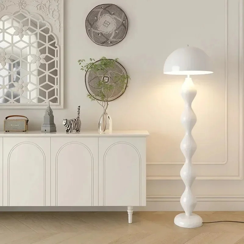 ⚡Scandi aron Floor Lamp Creative Mushroom Lamp for Living Room Bedroom Bedside Shop Ho Decor LED Colorful Standing Lamp