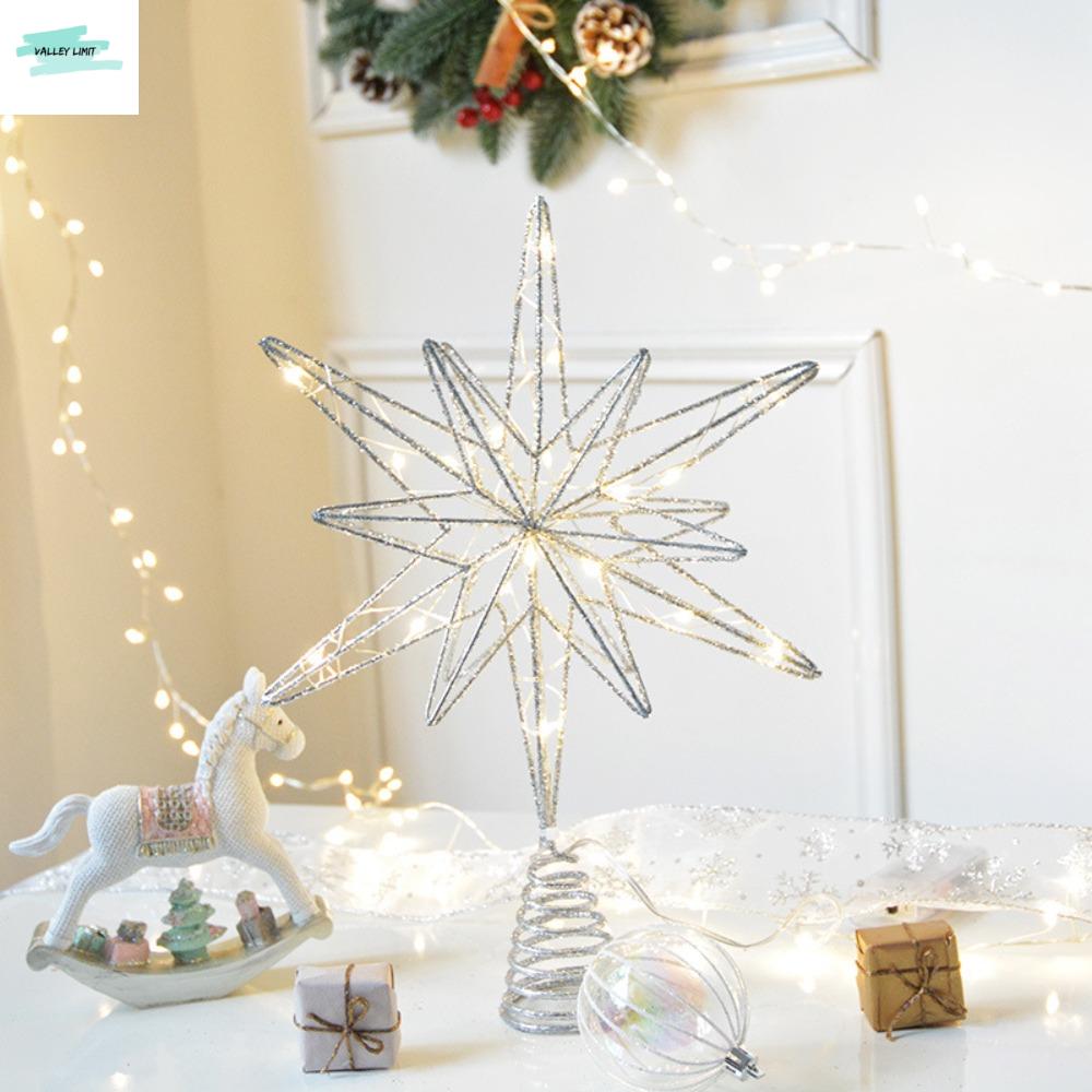 VALLEY LIMIT เรืองแสงในที่แคบ ดาวประดับต้นคริสต์มาส กลิตเตอร์ แผ่นรองรีด เครื่องประดับคริสมาสต์ ของใช้ในครัวเรือน ไฟแอลอีดี ตกแต่งต้นคริสต์มาส สำหรับปีใหม่ ราคา 201 บาท*ส่งฟรี