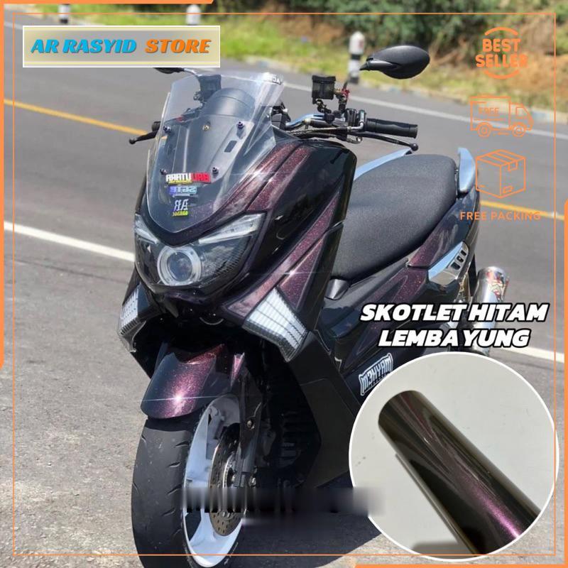 Skotlet Hitam Lembayung Kualitas Premium Untuk Body Motor Harga 31,500 rupiah*Gratis Ongkir