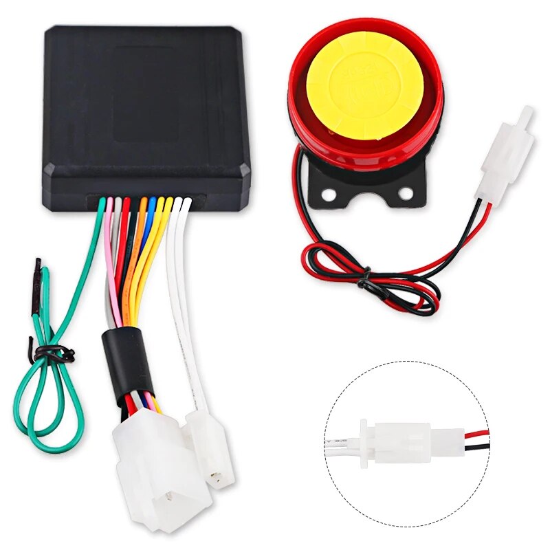 【Fast-selling】 12v Motorcycle Bike Anti-Theft Security Alarm System Remote Control Theft Protection Scooter Moto Alarm Motorcycle Accessories