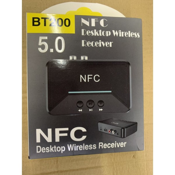 Thiết bị nhận Bluetooth không dây (5.0) BT200. Hộp Bluetooth Âm Thanh Không Dây BT200 NFC V5.0