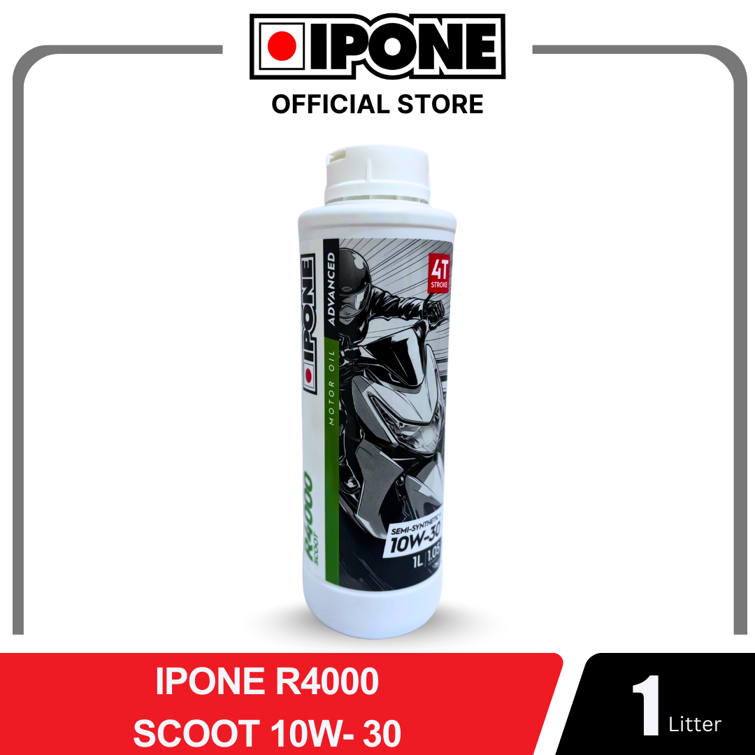 IPONE R4000 SCOOT 10W-30 (1L) / 10W30 - Oli Motor Matic 4T – Original Harga 138,600 rupiah*Gratis Ongkir