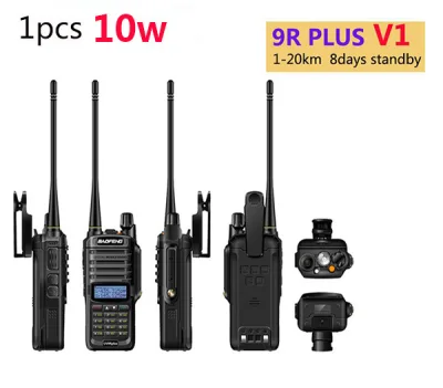 2021 Baofeng UV 9R plus Upgrade uv9r 40 km 50km walkie talkie 10W hf transceiver vhf uhf ham radio long range CB radio station