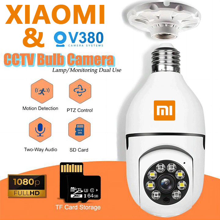 กล้องวงจรปิด กล้องไร้สาย ​IP camera WIFI indoor CCTV Full HD พิกเซลฟังก์ชัน โหมดพาโนรามา360องศา ราคา 318 บาท*ส่งฟรี
