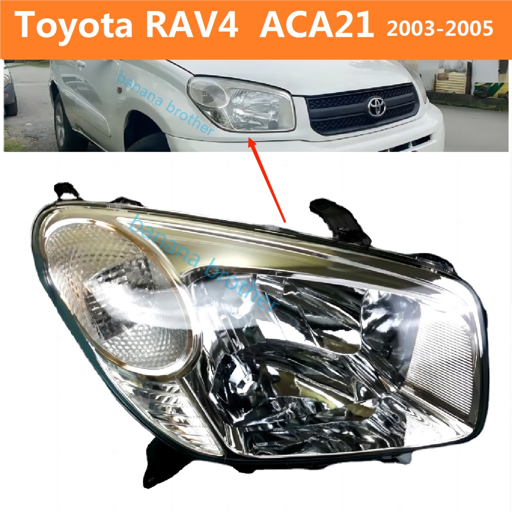 For Toyota Rav4 Aca21 Rav4 2003-2005 Headlamp Headlight Head Lamp Front Light Head Light Front Lamp Lampu Depan Headlight Cover / Model-Specific Headlight Cover for / Headlight Cover for / Headlight Lens Cover Cars for / Headlight Lens ราคา 3,070 บาท*ส่งฟรี
