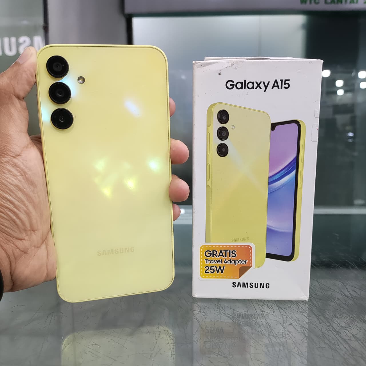 Samsung A15 Ram 8/128Gb | Ram 8/256Gb Second Hand Original Harga 1,880,999 rupiah*Gratis Ongkir