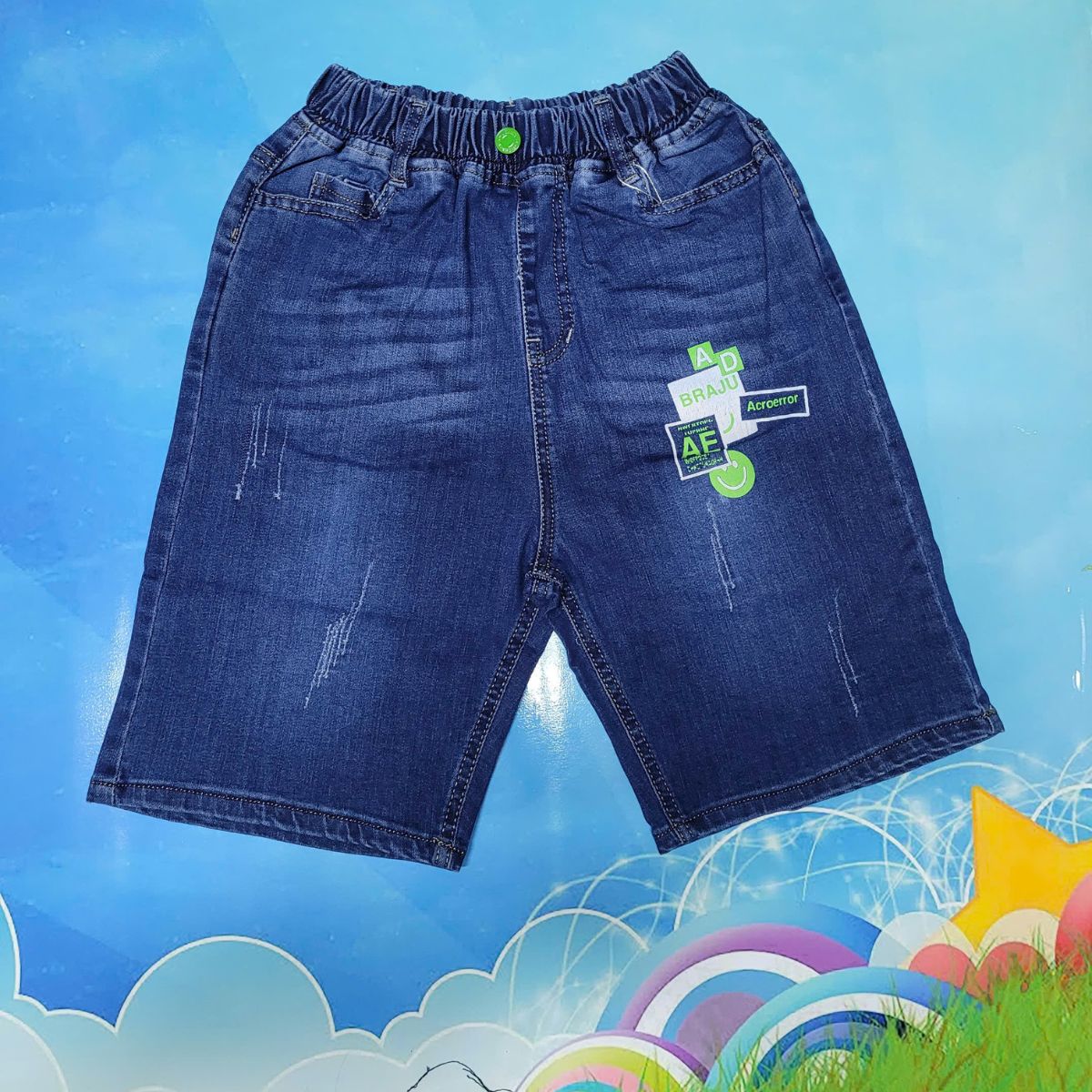 Quần short jean bé 40kg đến 61kg, quần ngố jean thun NHIỀU MẪU, size 18 đén size 23 - NH BIG SIZE SHOP