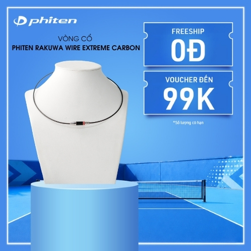 Vòng Cổ Phiten Rakuwa Necklace Wire Extreme Carbon