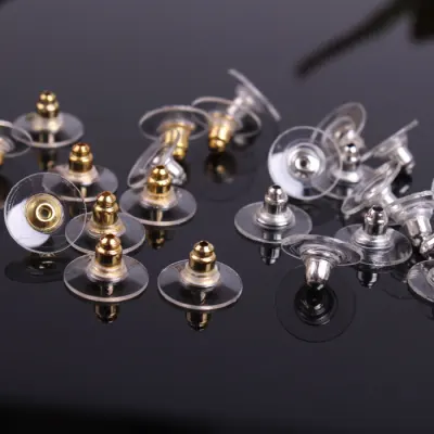 Earring Stoppers Stud Pin Ear Studs Backing Earring Backings Earring Safety Backs Ear Stopper