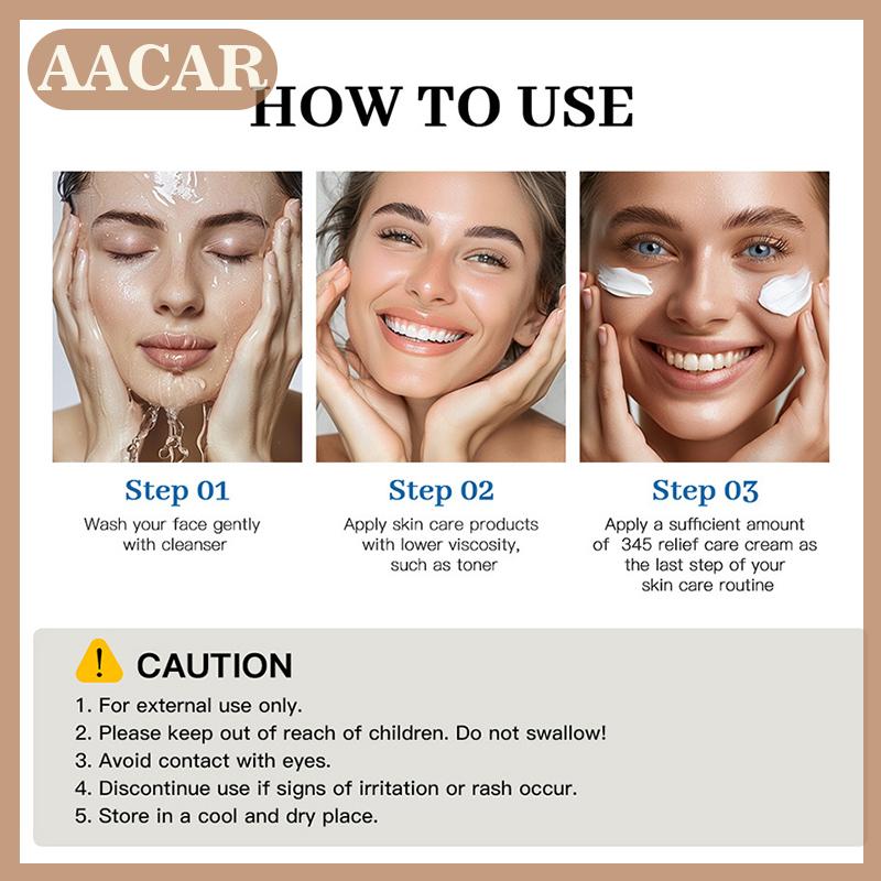 AACAR 345 cứu trợ Kem dưỡng ẩm nhược điểm nuôi dưỡng làn da nhẹ nhàng chăm sóc