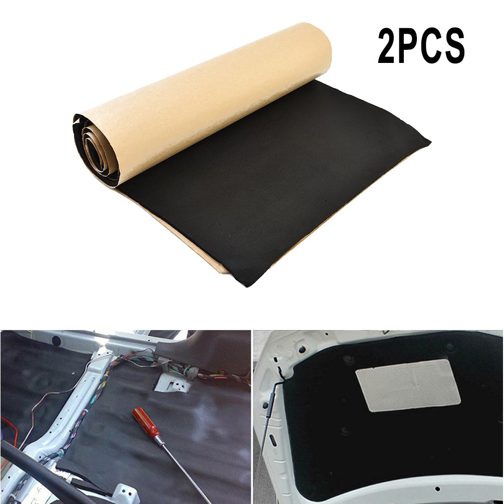 【Eelhoe】 xe hơi phổ biến tự động cách âm deadener cách nhiệt bọt (2 chiếc) [phát hành sản phẩm mới] [hàng tồn kho Lớn]