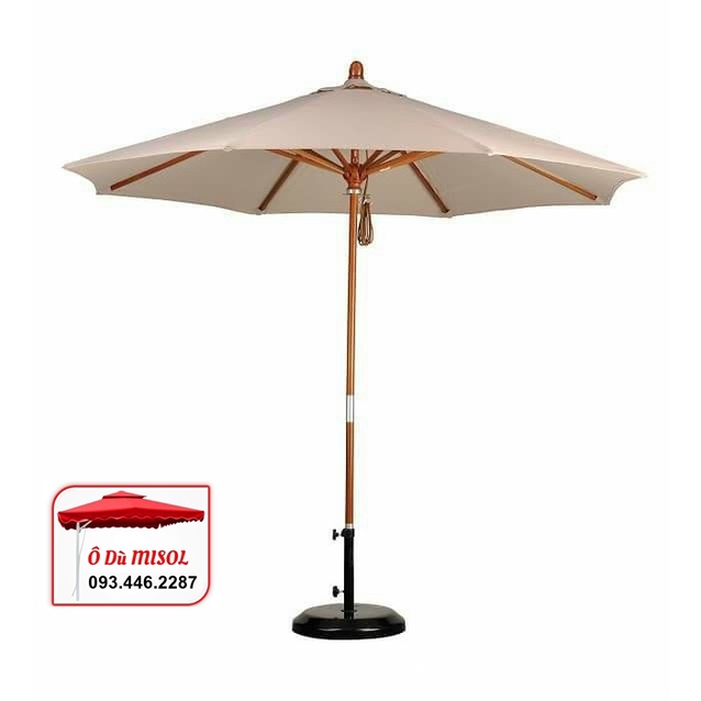 Siêu sale_ dù 3m kèo gỗ cao cấp không kèm chân đế giao hàng toàn quốc