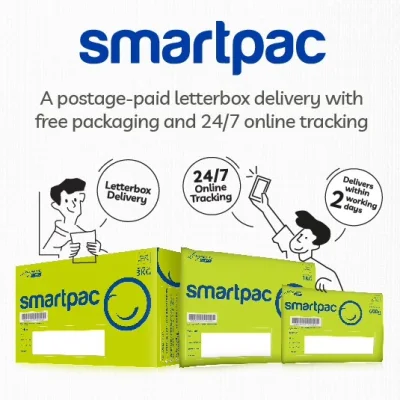 Singpost Smartpac 10pcs ( Mini 600g / Lite 1kg ) Prepaid Postal Service for Domestic Letterbox Delivery