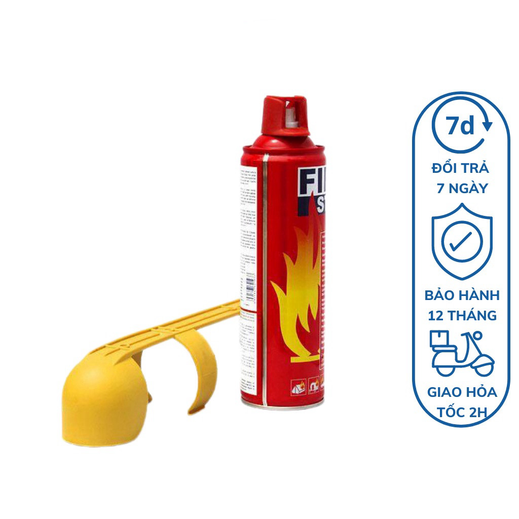 Bình Chữa Cháy Mini Firestop Cho Xe Hơi 1000ml Tiện Dụng
